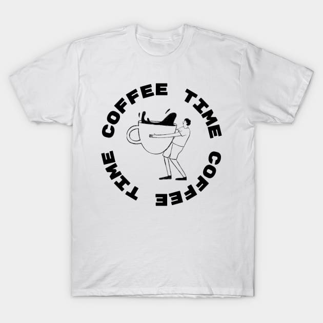 Caffeine Chronicles: Coffee Time for Coffee Lovers T-Shirt by neverland-gifts